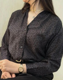 شومیز پلنگی نگین پرس
