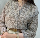 شومیز پلنگی نگین پرس